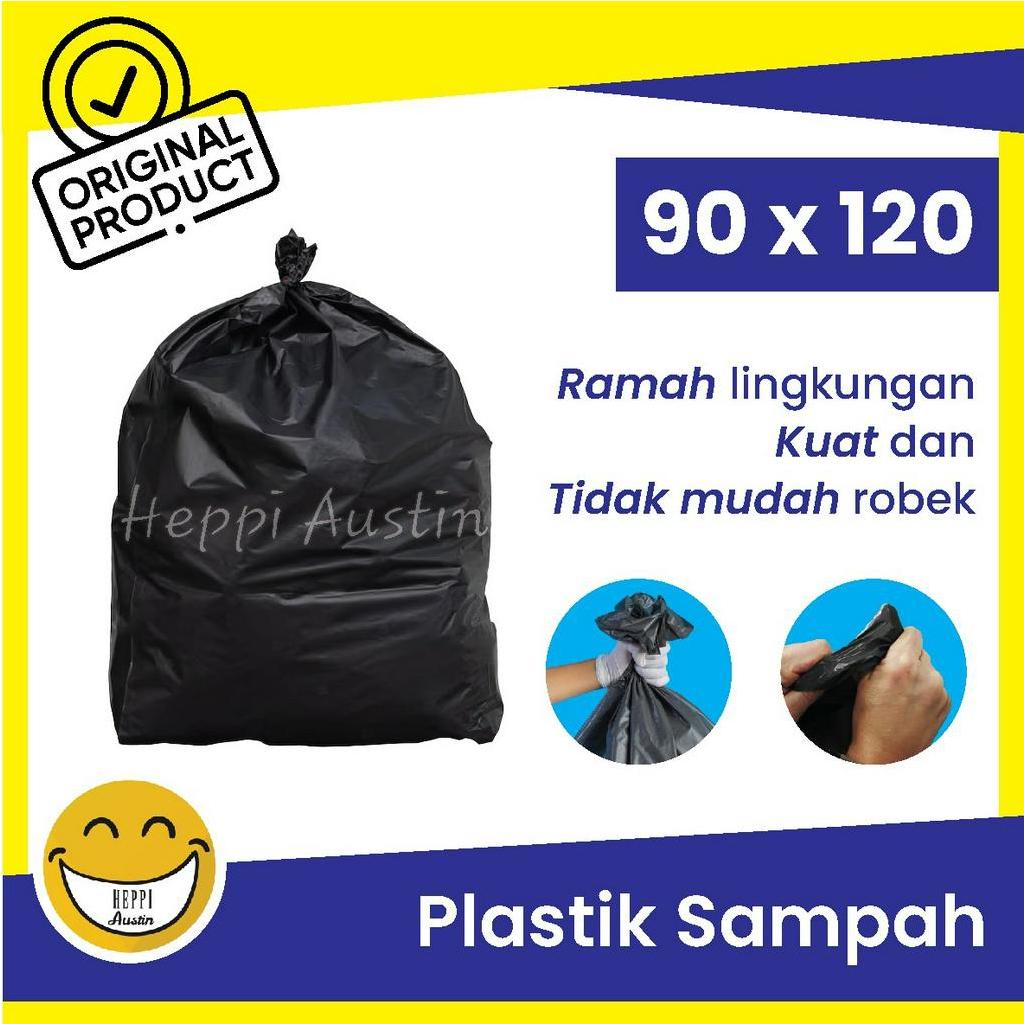 Plastik Sampah 90x120 cm Hitam Tebal