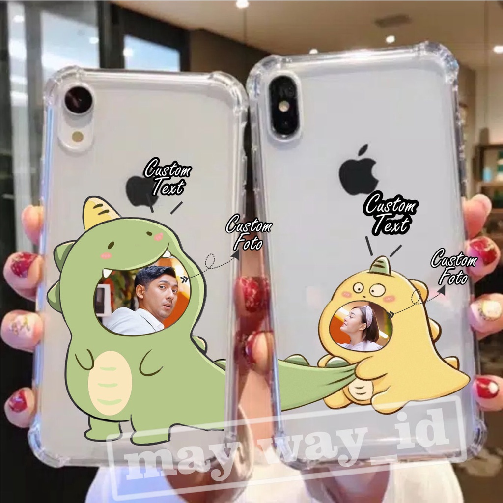 [COD]CUSTOM CASE DINO COUPLE CUSTOM FOTO FOR ALL TYPE HP