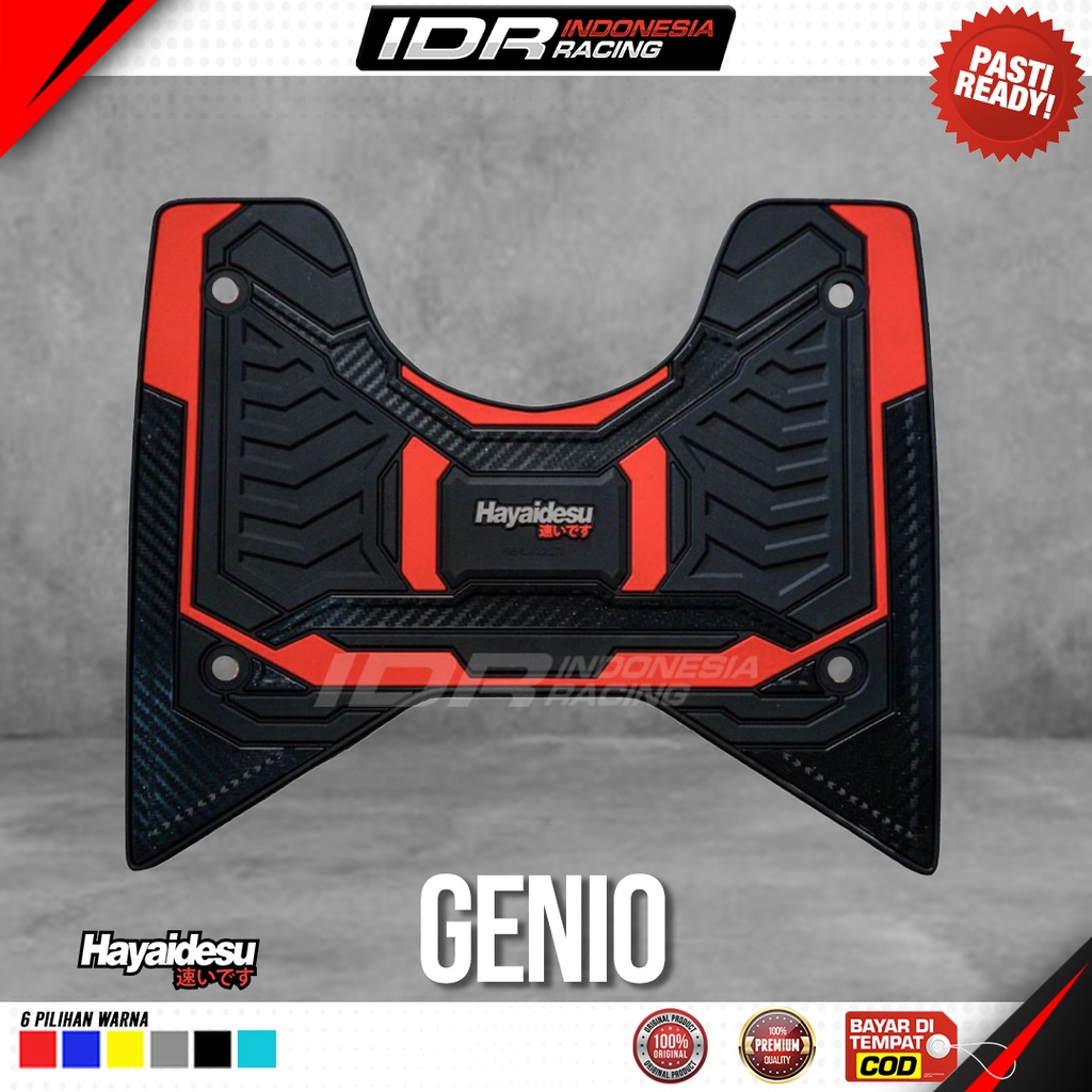 Karpet Motor Floor Mat GENIO Hayaidesu Body Protector Aksesoris Honda