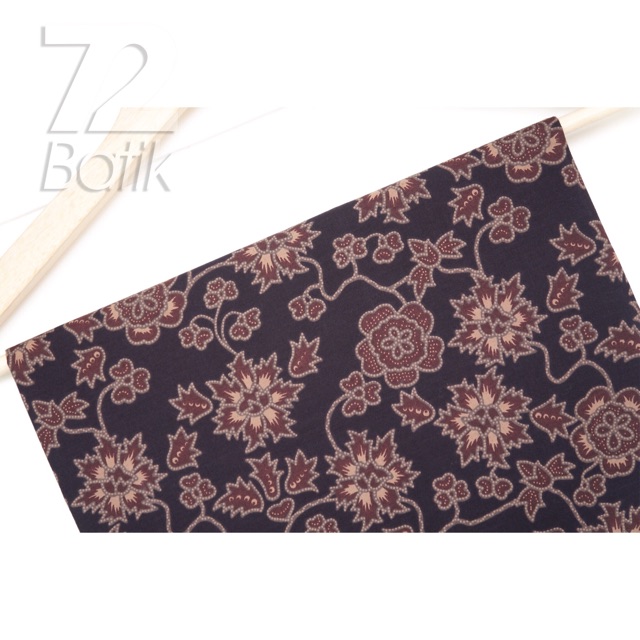 KAIN BATIK KATUN Premium Motif Kembang Ayu Warna Hitam Black Item 724775 Cap 72 Jarik Jarit Samping Kebat Panjang Batik Katun Modern Premium Bahan Seragam Batik Pernikahan Kantor Keluarga Murah Kamen Jadi Batik Bali Lembaran