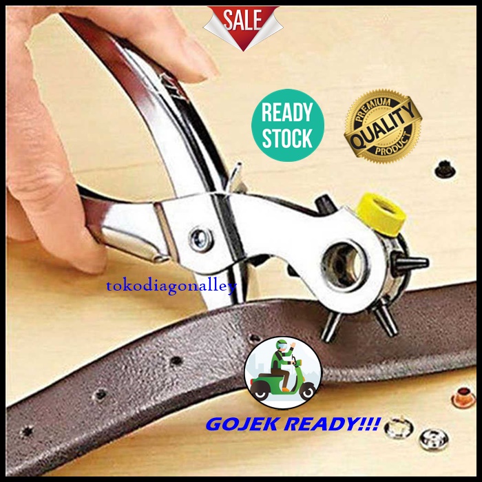 Pelubang Sabuk Pembolong Ikat Pinggang Kulit dan Sintetis Punch Multifunction Belt Hole Punchers