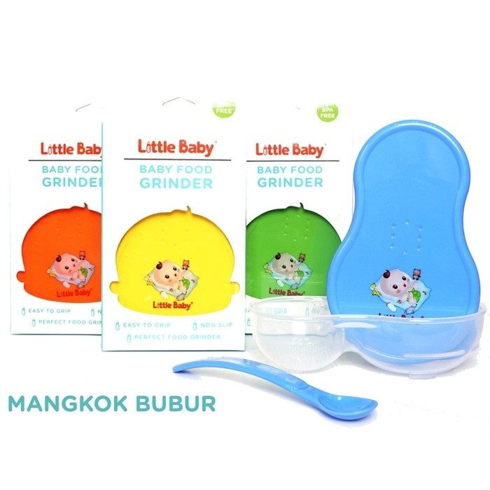 Little Baby Mangkok Bubur dengan sendok