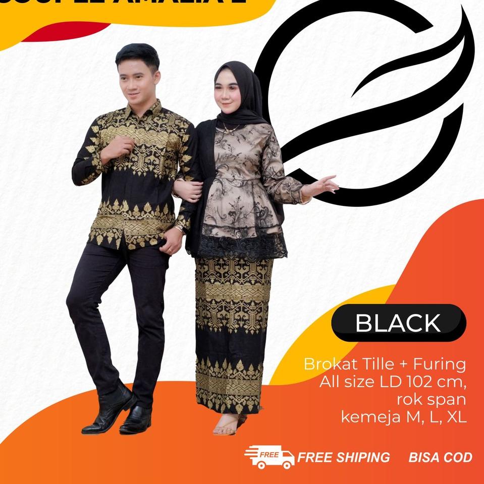 DIM NEW ARRIVAL BATIK COUPLE KEBAYA SET AMALIA 2 SERIES TUNANGAN LAMARAN WISUDA KONDANGAN KEKINIAN 2