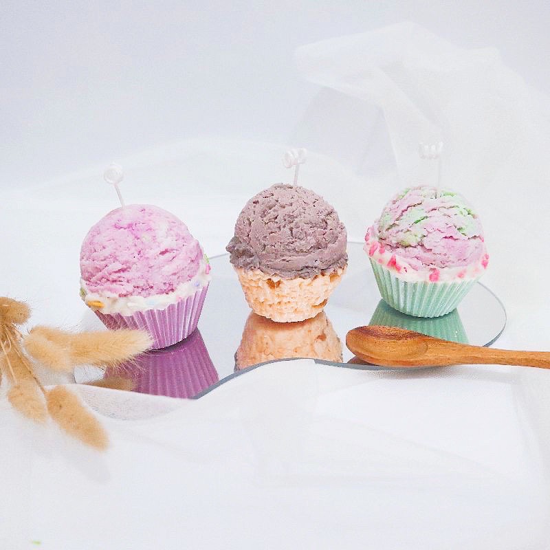 Ice Cream Candle // Custom Korean Candle