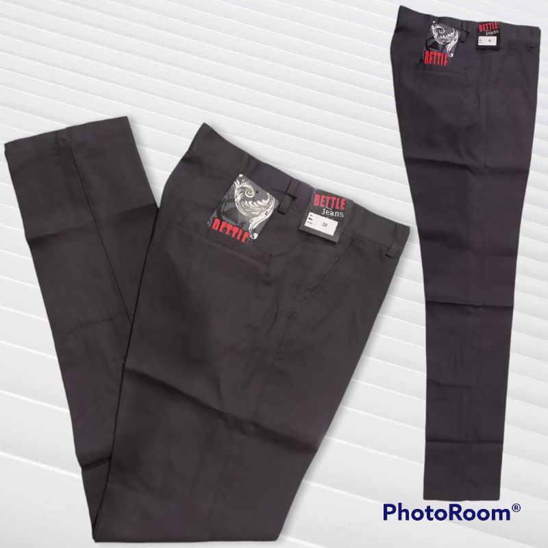 CELANA PANJANG CHINOS BAHAN KAIN SLIM FIT