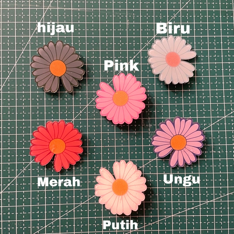 Bros Akrilik Acyrlic Pin Untuk Tas - Daisy
