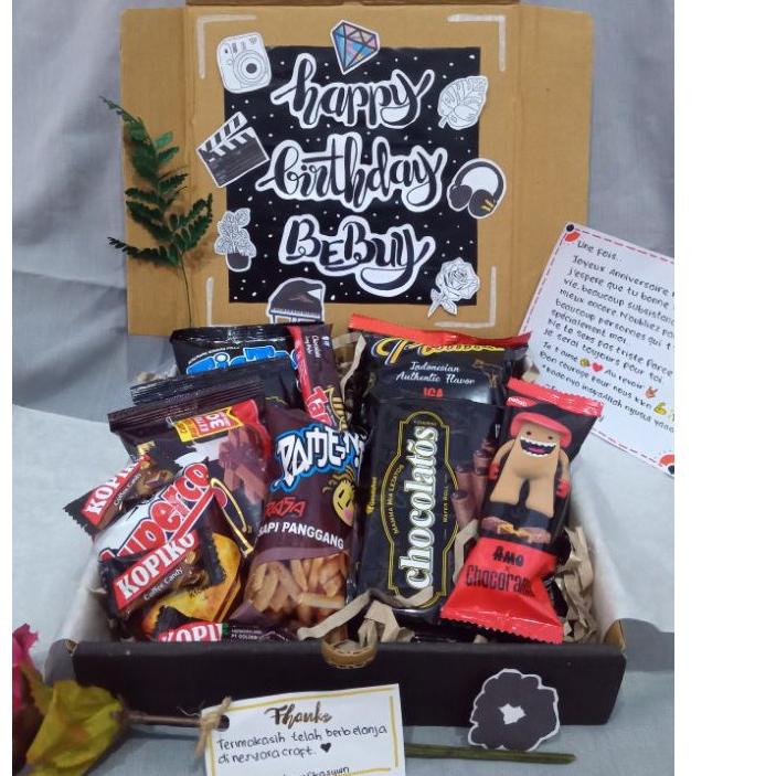

㊊ SNACK BOX by nesyaracraft ✨ / gift / snack / hadiah / kado / hampers / birthday ₹