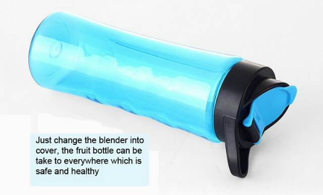 Blender Buah Portable 2 in 1 500ml - Blue