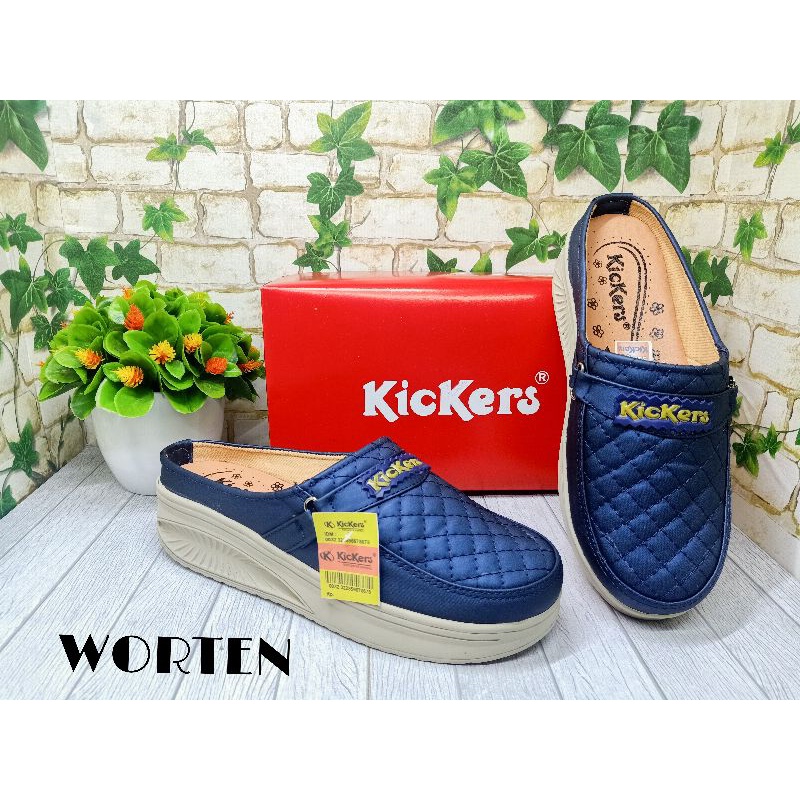 Sepatu sandal wedges kickers terbaru/Sandal wedges wanita terbaru