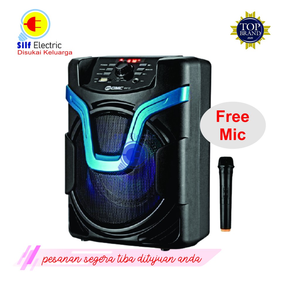 Speaker bluetooth GMC 897D +  Free  MIC suara mantap