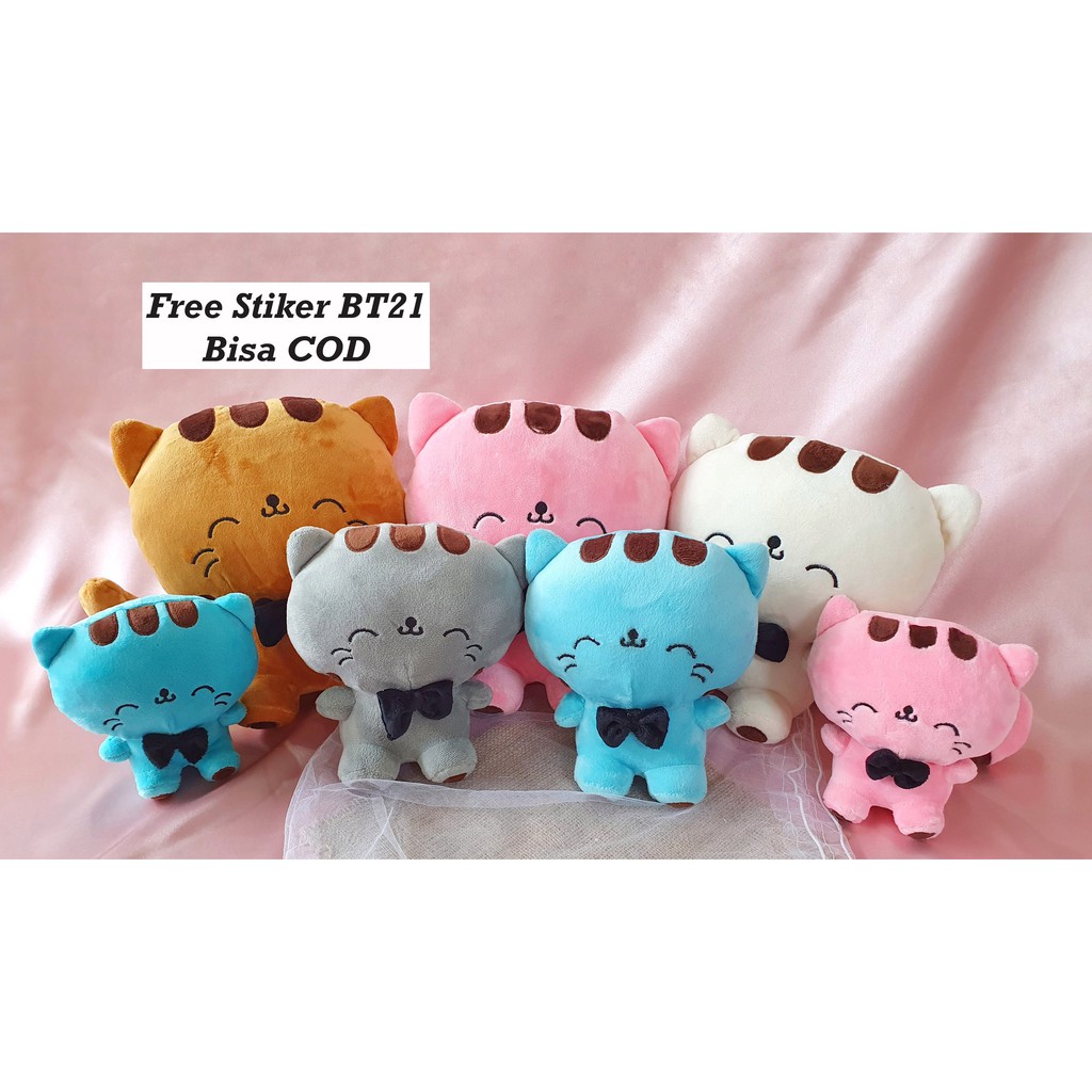 BONEKA KUCING KEBERUNTUNGAN TERSENYUM (SMILE LUCKY CAT) LUCU KOREA FUYU TERSENYUM KADO DEKORASI