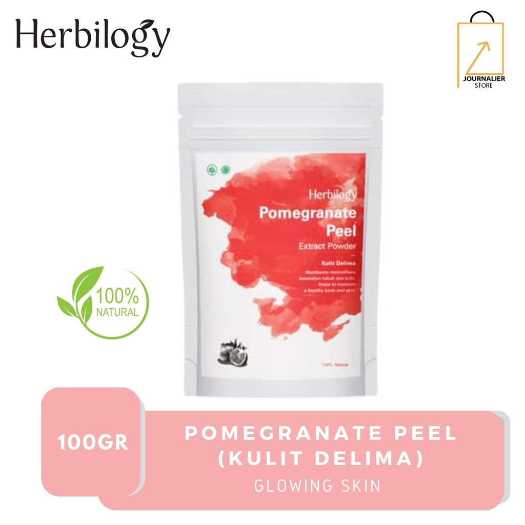 

HERBILOGY Pomegranate Peel (Kulit Delima) Extract Powder 100gr
