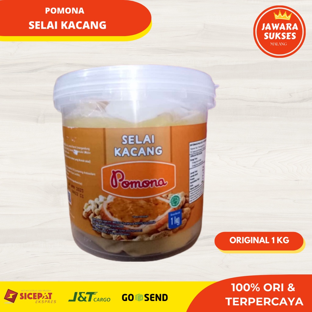 

Pomona Selai Kacang 1kg | Peanut Cream