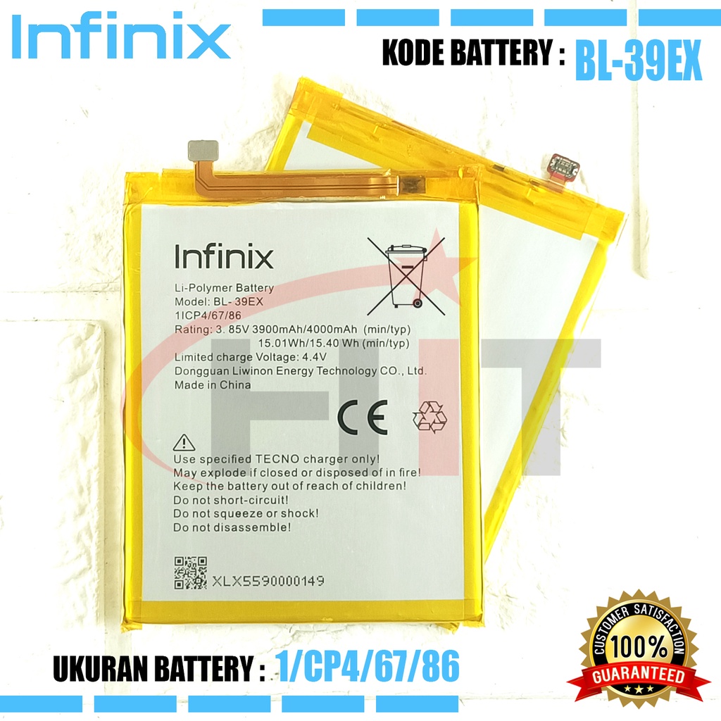 Baterai Battery Infinix Hot 5 X559 Kode BL-39EX