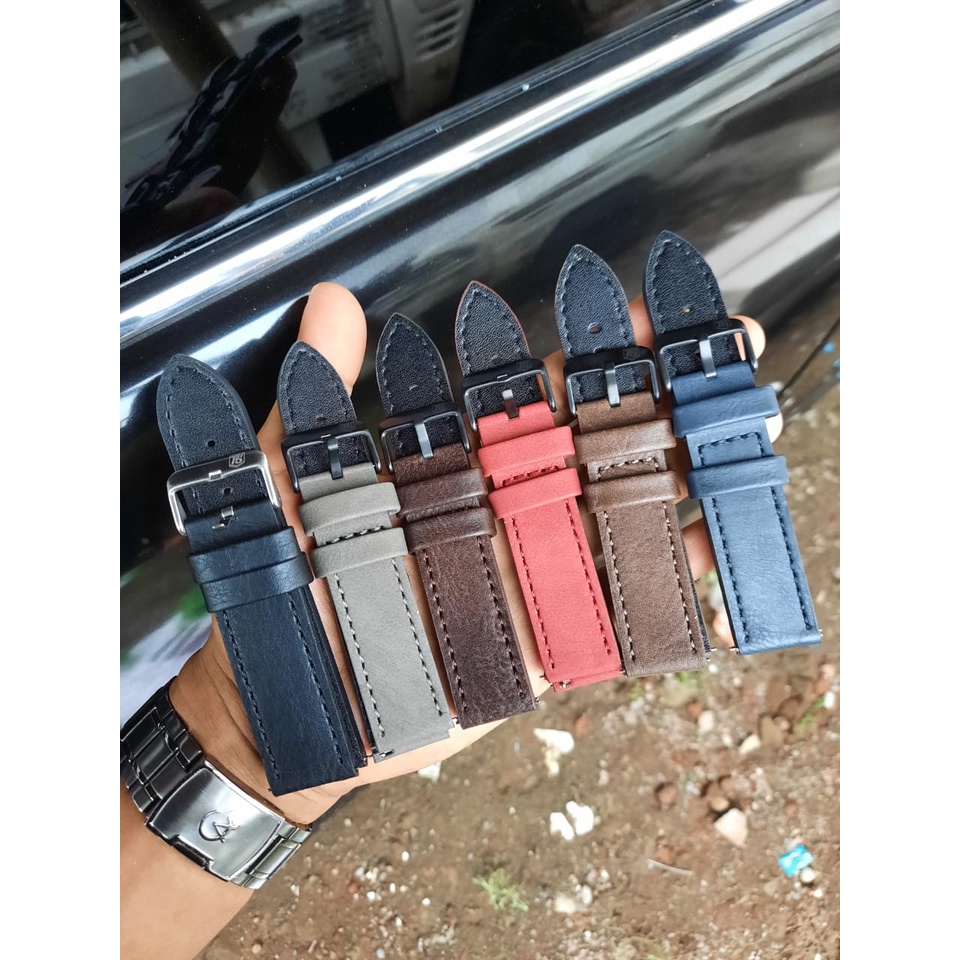 Strap Leather T5 Original Tali Kulit Jam tangan T5 Original 22mm 24mm 26mm/TALI JAM TANGAN KULIT TEBAL BUAT JAM T5/STRAP JAM T5 LEATHER/TALI JAM T5/TALI JAM T5 ORIGINAL/STRAP KULIT/TALI KULIT