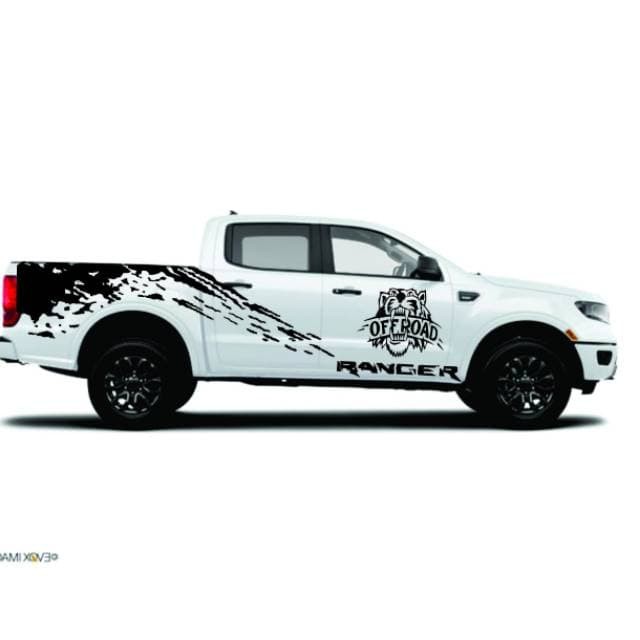 Stiker mobil Ford ranger navara triton terbaru stiker cutting mobil