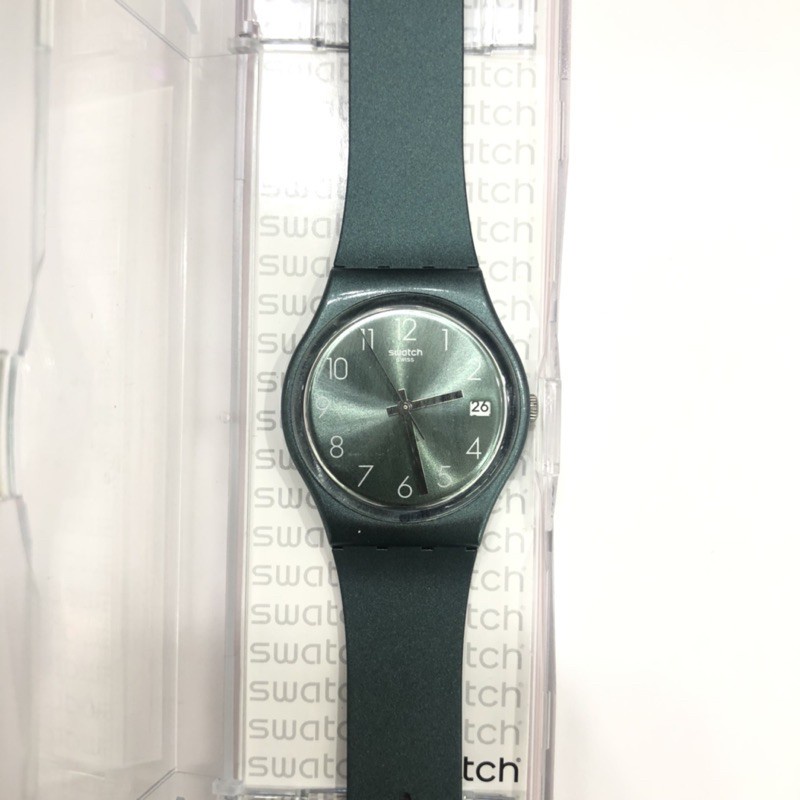 SWATCH GG407 ASHBAYA GREEN JAM TANGAN WANITA ORIGINAL ORI