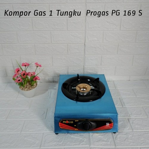 KOMPOR PROGAS 1 TUNGKU STAINLESS 169S