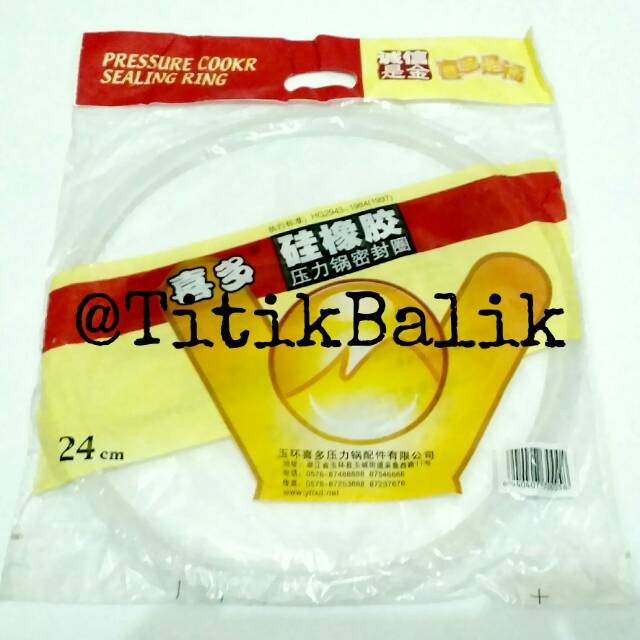 Seal Karet Panci Presto Umum Ukuran 24 Cm 8 Liter - Pressure Cooker Seal 24cm 8 L