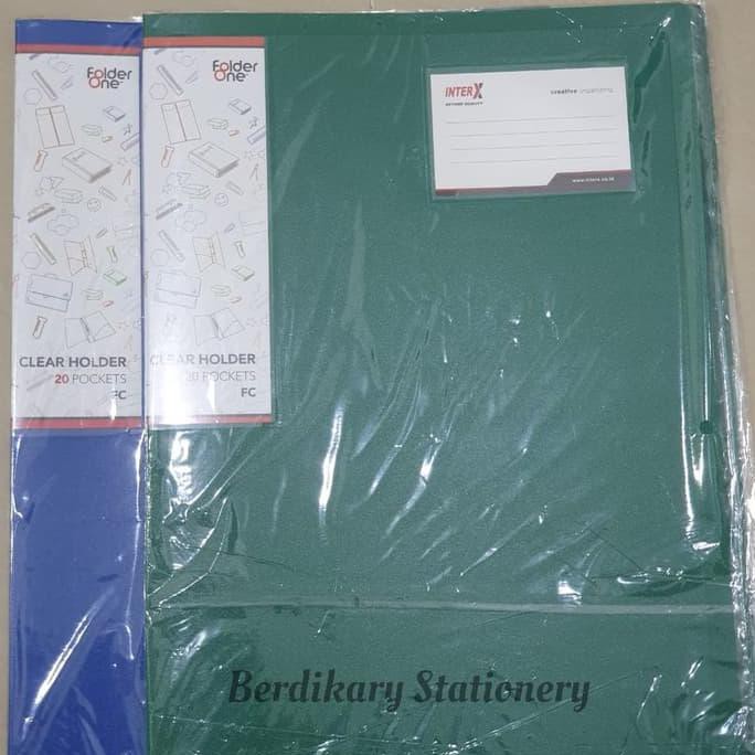 

IPROMOl Clear Holder 20 lembar Folio / F4 Folder One ICLl