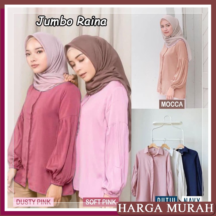 Arin Lace Blouse // Atasan Brukat Formal/Non Formal // Korean Sty OR457 Baju Atasan Jumbo Raina Kem