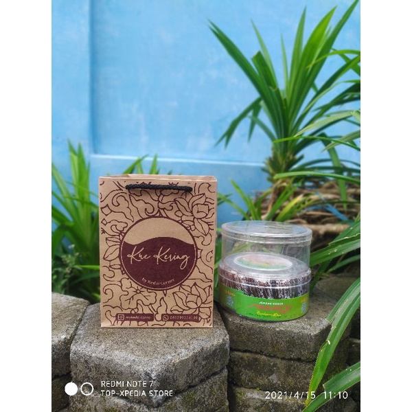 

Paperbag toples kue kraft coklat 150gsm P15xL15xT20 Free Desain