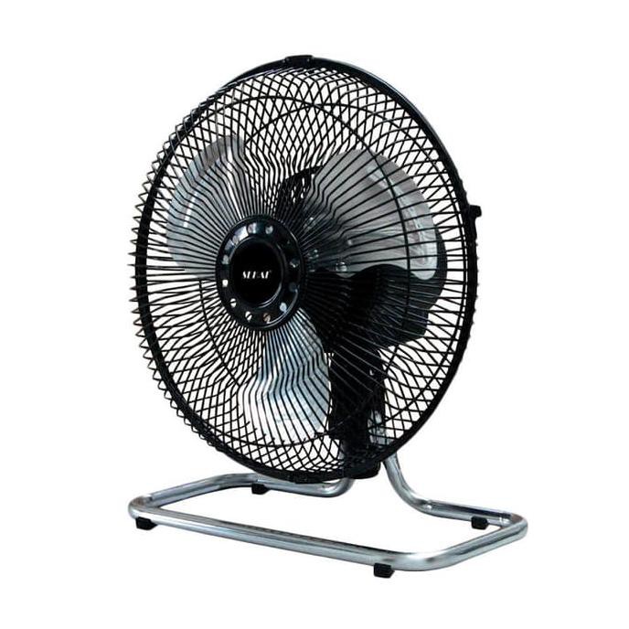 KIPAS ANGIN BESI TORNADO MEJA + DINDING / TEMBOK SEKAI HFN 1060 - HITAM