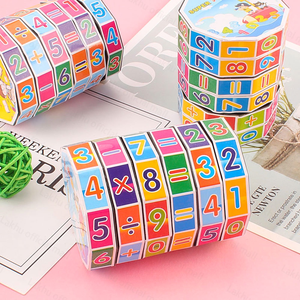 JCHO mainan edukasi anak Rubik Kubus digital /Kids Mathematics Numbers Magic Cube