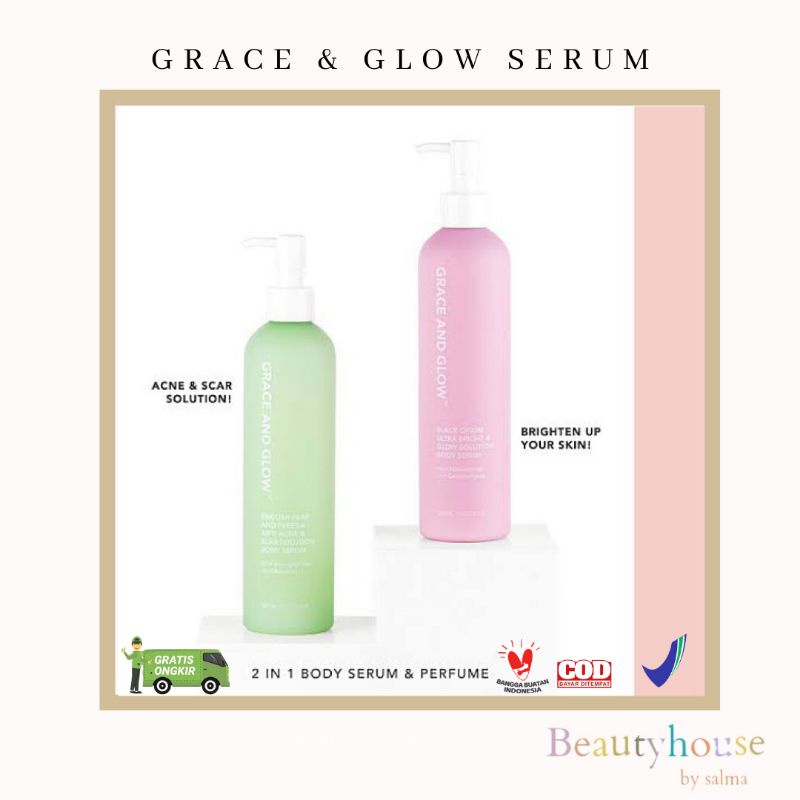 [BPOM] GRACE AND GLOW BODY SERUM | Grace and glow Black Opium | Grace and glow English Pear | Body s