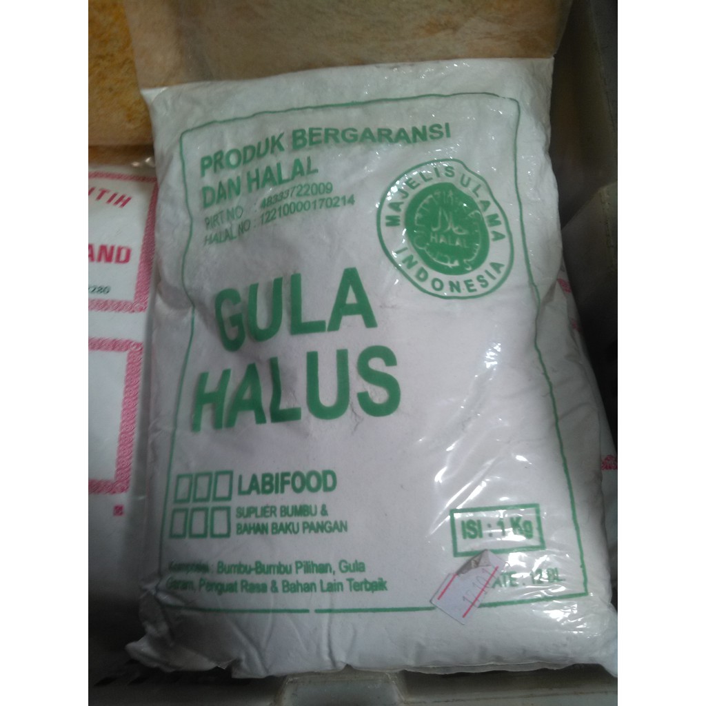 

gula halus netto kemasan 1 kg halal
