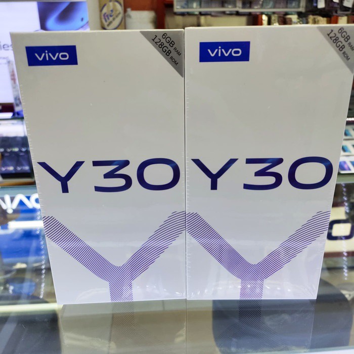 VIVO Y30 RAM 6/128 - Ram 6GB - Rom 128GB - Baru - Garansi Resmi - Hitam - Putih
