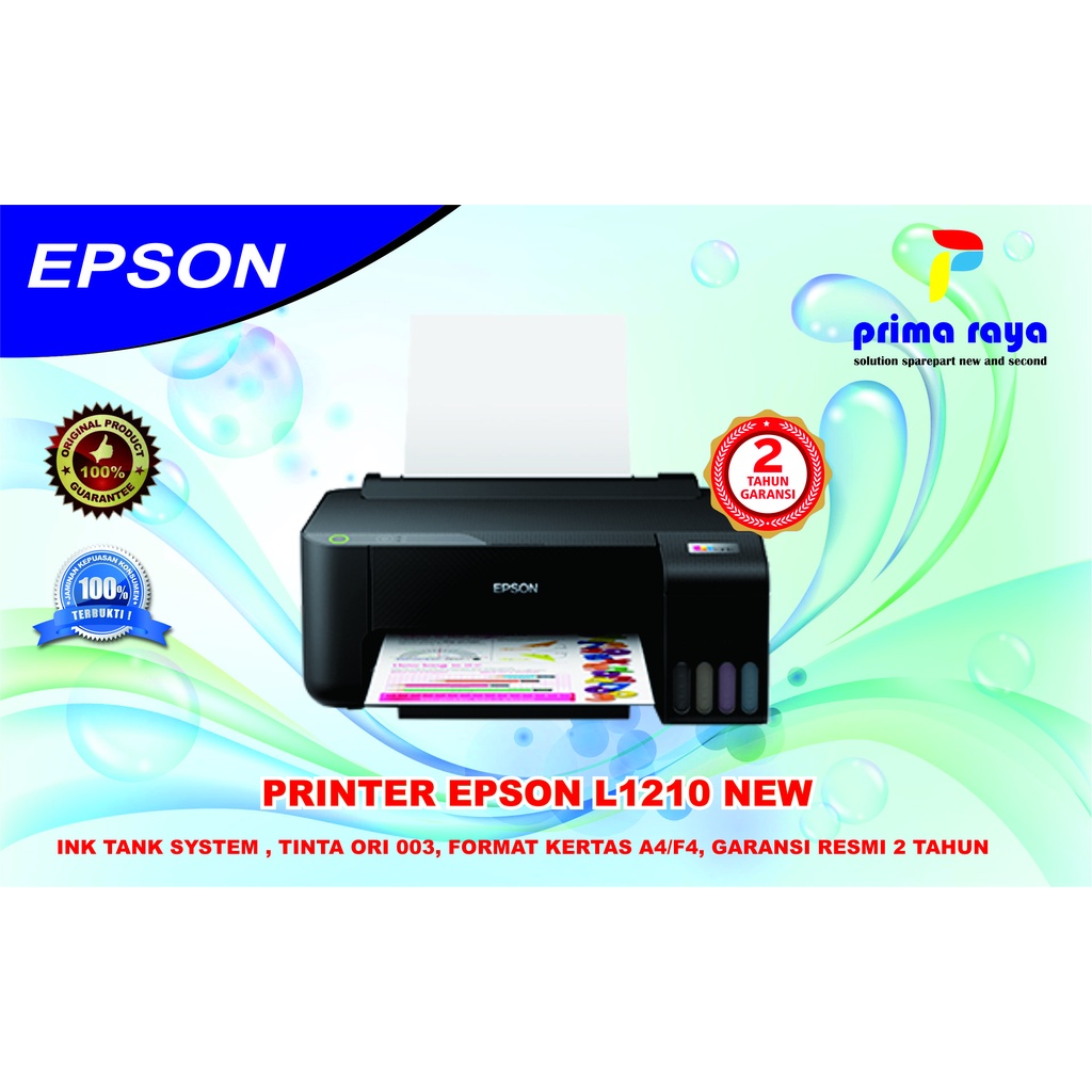Epson Printer L1210 / Pengganti Epson L1110 (Print Only) UNIT BARU