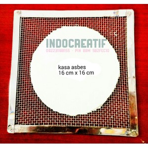 Kasa asbes kimia kawat stainless alas pembakar 16 cm laboratorium wire