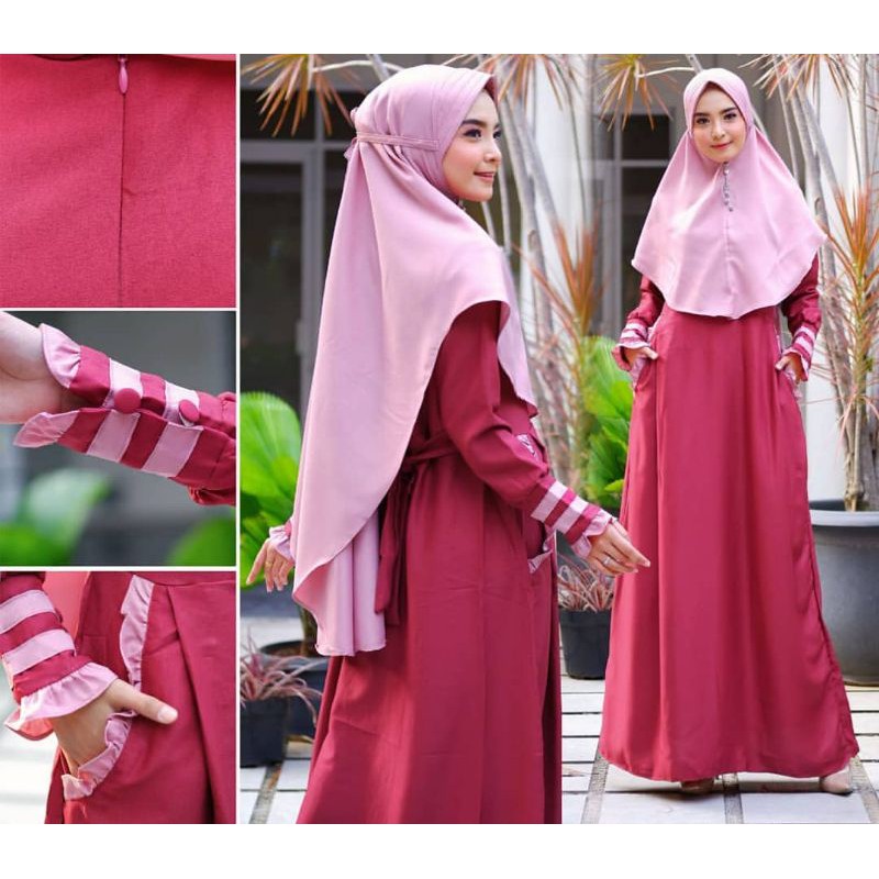 Isyana Syari , DRESS MUSLIM, baju wanita, baju gamis, dress, gamis, Baju gamis, fashion wanita