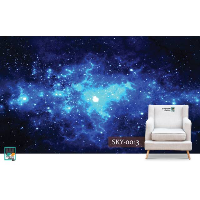 Wallpaper Custom 3d Langit Galaxy Bisa Buat Plafon Cod Ok