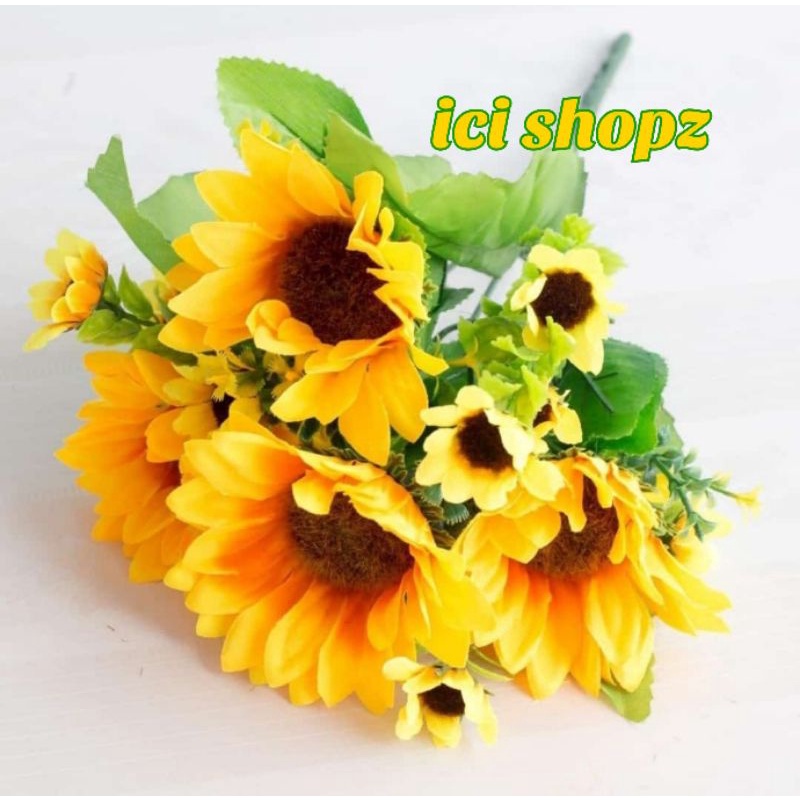 Bunga Matahari Besar / Tanaman Artificial Bunga Plastik
