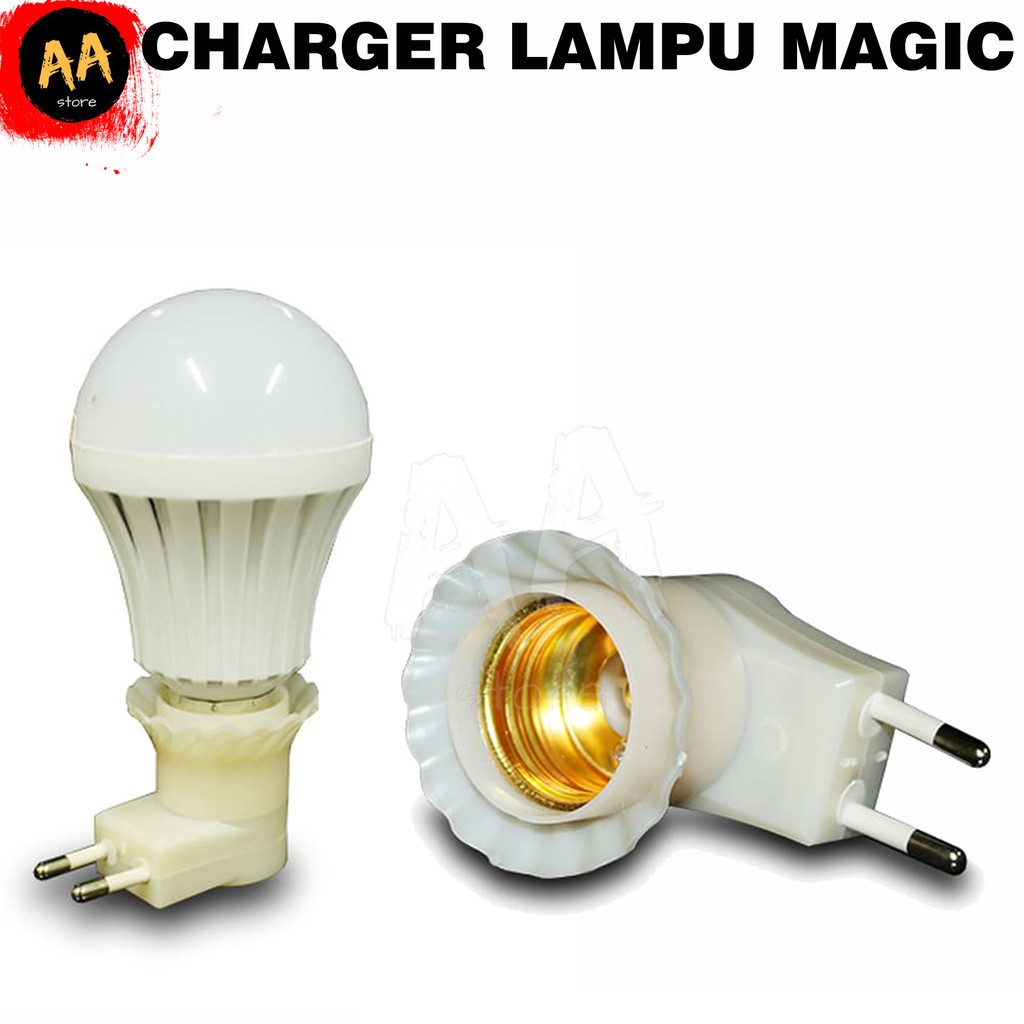 Charger/Casan Lampu LED Pintar/Magic Intelligent Emergency Lamp On Off