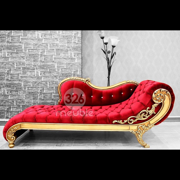 Sofa Elegance, Sofa Mewah, Sofa Klasik, Sofa Ukiran Emas