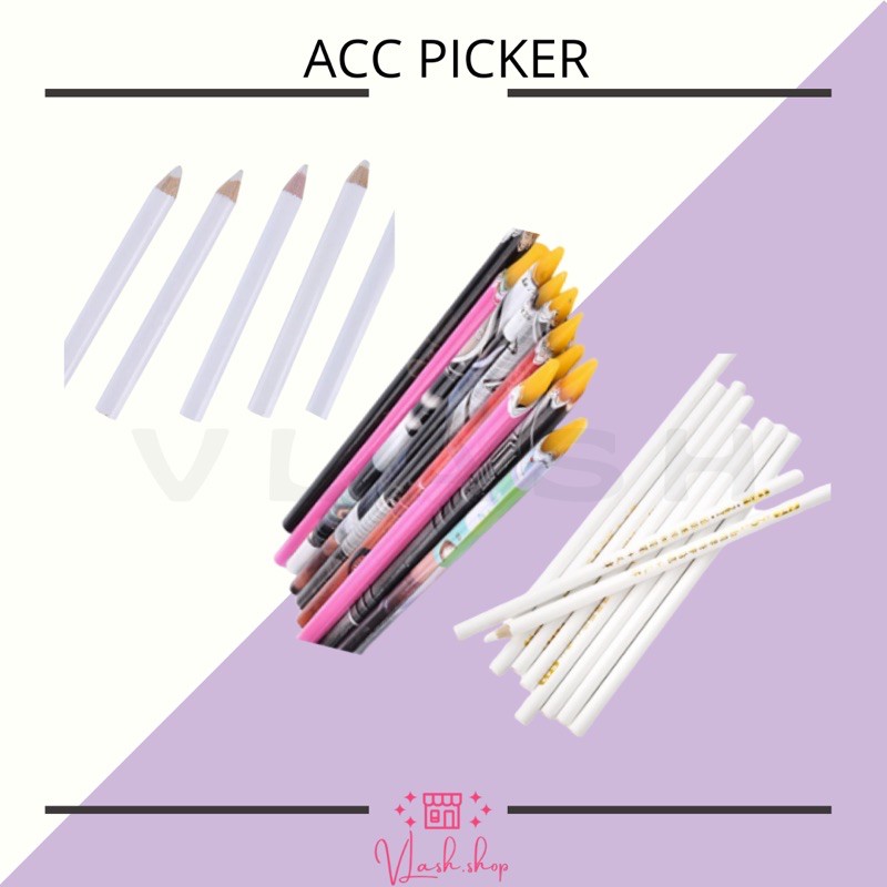 1 PCS PENCIL RHINESTONE - PENSIL AKSESORIS - ACC PICKER