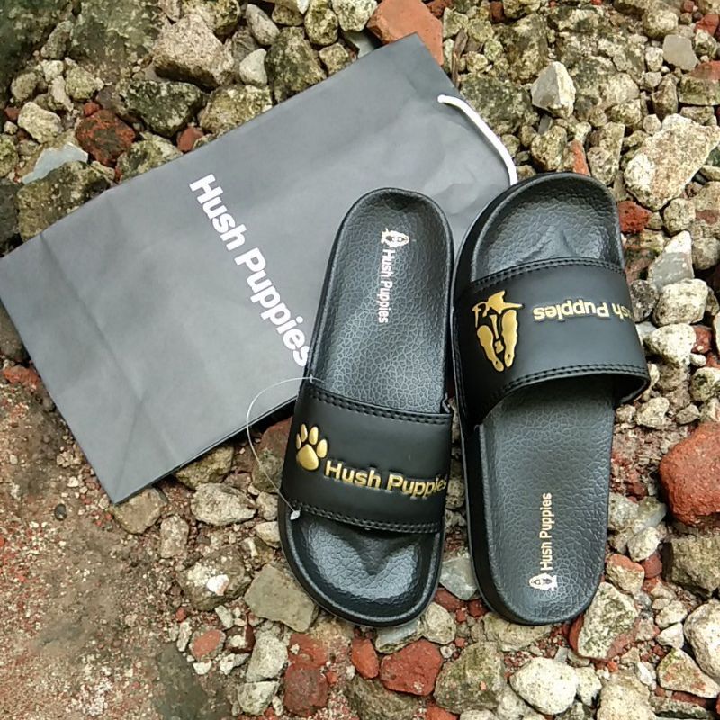 Sandal slide on pria wanita hush puppies// sandal santai