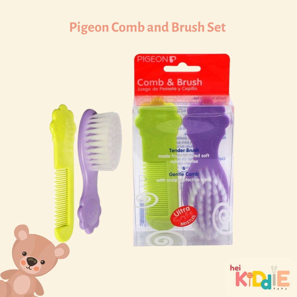 Pigeon Sisir / Comb Brush Set