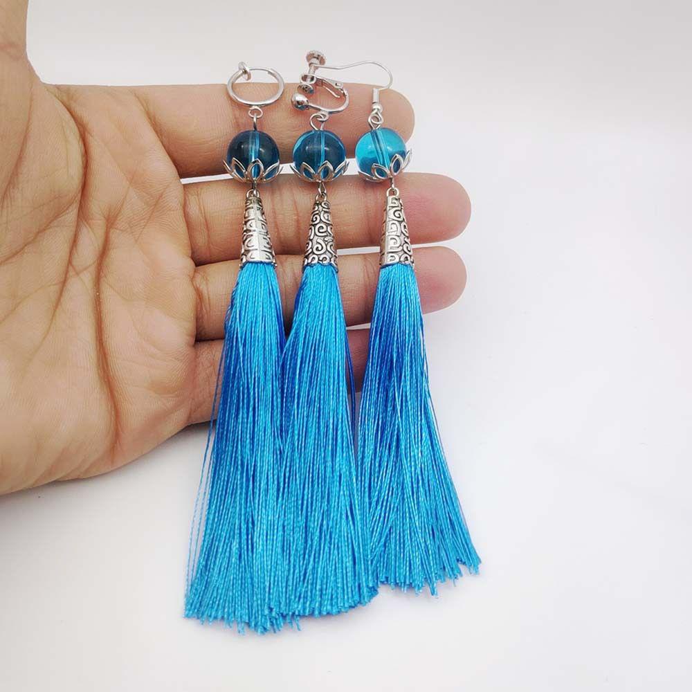 Agustin Genshin Impact Earring Kreatif Cosplay Anting Kait Dewa Zhong Li Perempuan Gadis Wanita Drop Earring