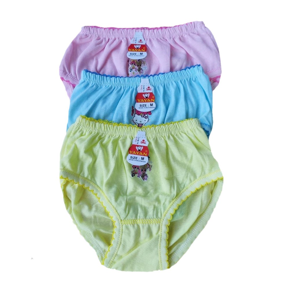 6 Pcs Celana Dalam Anak Perempuan Usia 1 Tahun - 8 Tahun Murahh