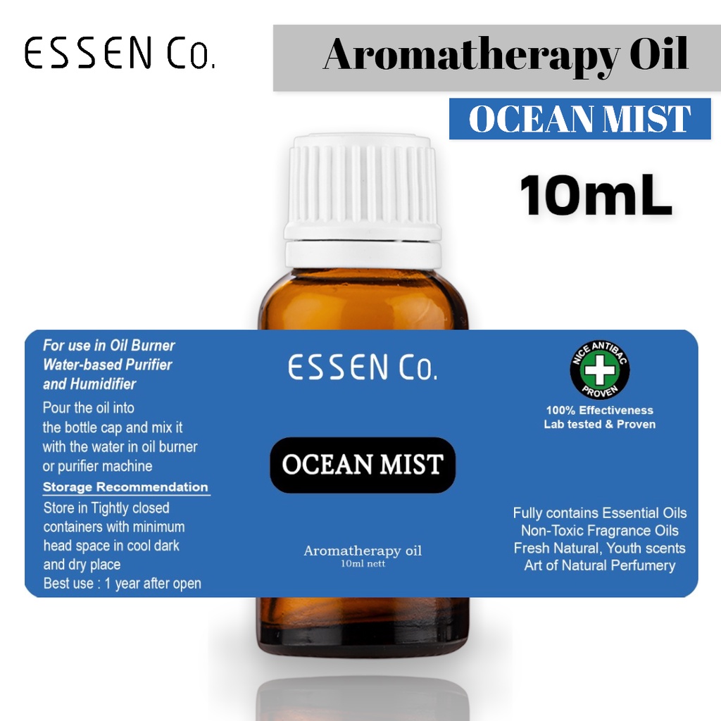 Essen Co Ocean Mist Essential Oil Aromatherapy Pengharum Pewangi Ruangan Aromaterapi 10ml