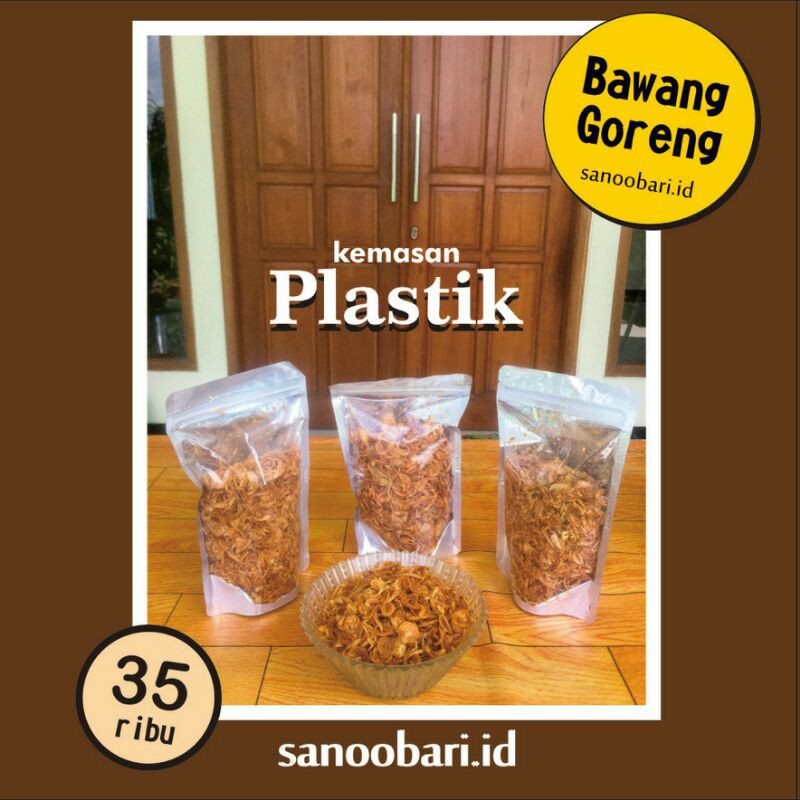 

BAWANG GORENG PREMIUM ASLI KEMASAN PLASTIK