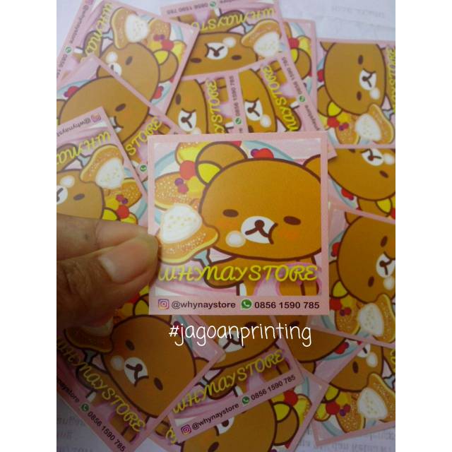 

STIKER LABEL PRODUK/STIKER KEMASAN/LABEL KEMASAN/LABEL BERBAGAI PRODUK BENTUK PERSEGI