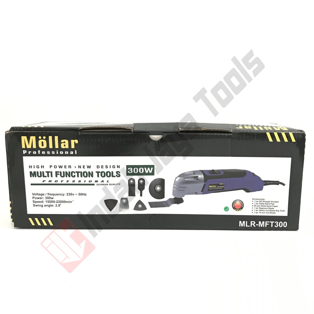 MOLLAR MFT300 Mesin Multi Tools Set - Mesin Oskilasi Oscillating Cutter
