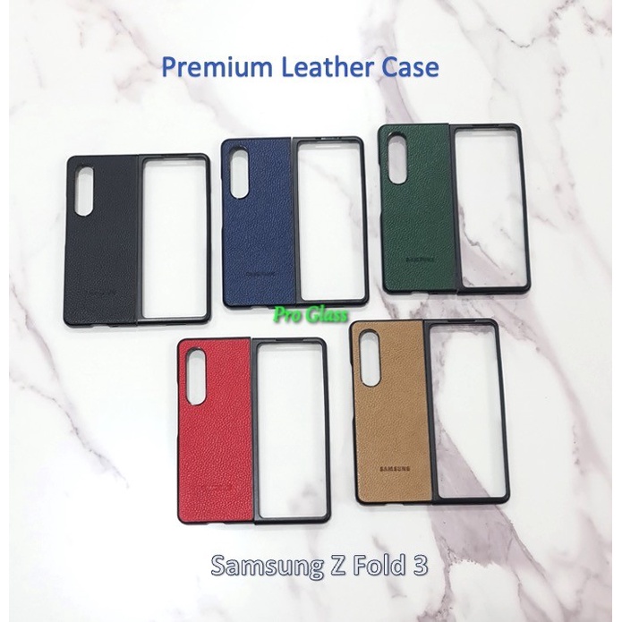 Samsung Galaxy Z Fold 3 / Z Fold 2 5G Premium Leather Hard Case Full Cover