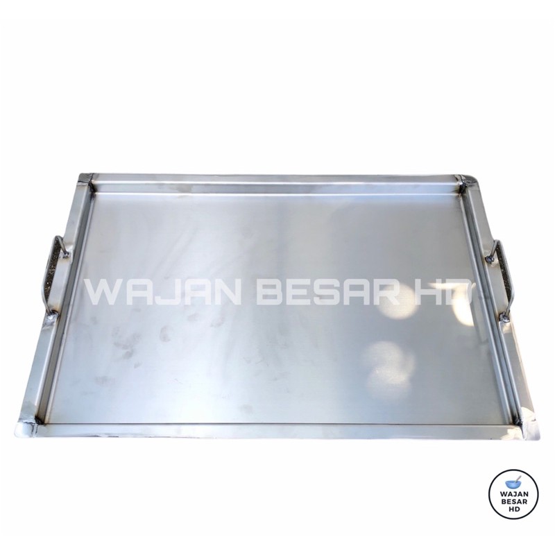 Wajan Roti John Stainless Steel 60x40 Cm