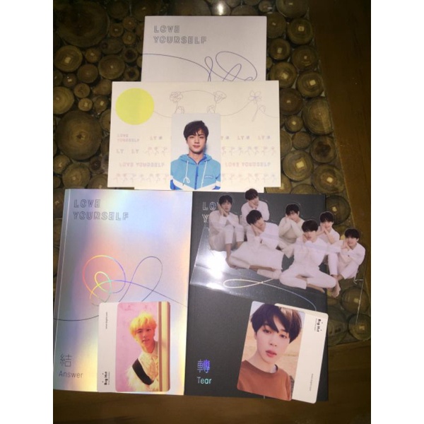 Album BTS Love Yourself (LY) dan Photocard Jimin, Jin